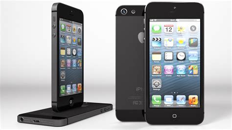 iPhone 5 Black Edition Black Silver Vray 3D Model MAX OBJ 3DS FBX DXF DWG | CGTrader.com