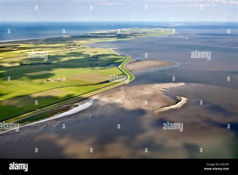 The Netherlands, Ameland Island, belonging to Wadden Sea Islands. UNESCO World Heritage Site ...