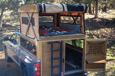 small & tiny home ideas | Truck tent, Homemade camper, Pickup camping