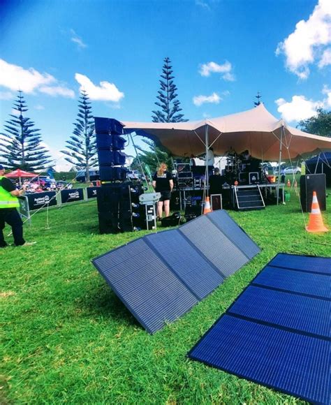 Solar Powered Events Update - The Rock Factory