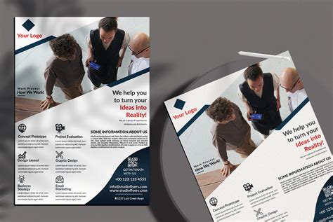 Corporate Business Free PSD Flyer Template - Free PSD templates