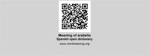 ARABELLA - Spanish open dictionary