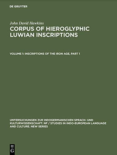 Amazon.com: Corpus of Hieroglyphic Luwian Inscriptions: Inscriptions of the Iron Age ...