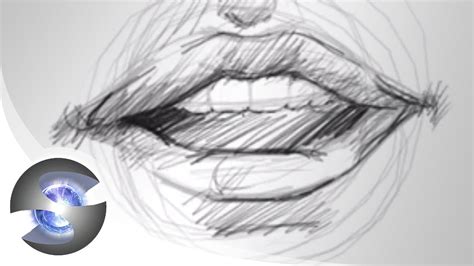 How To Sketch Open Lips | Ownerlip.co