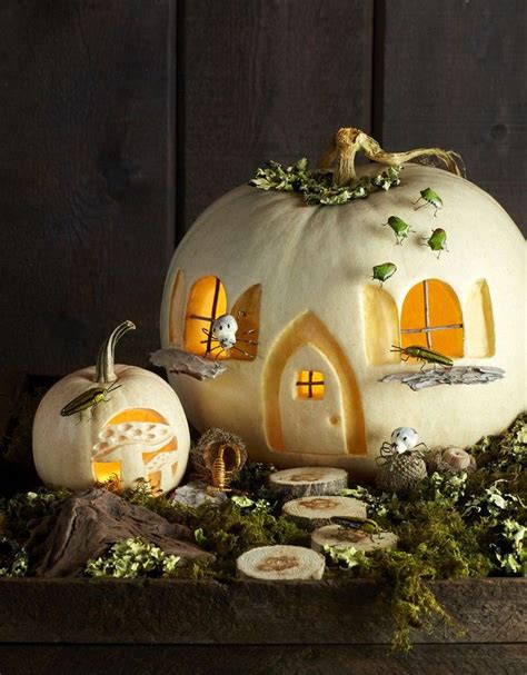 Carve These Enchanted Forest Scene Pumpkins — Better Homes & Gardens ...