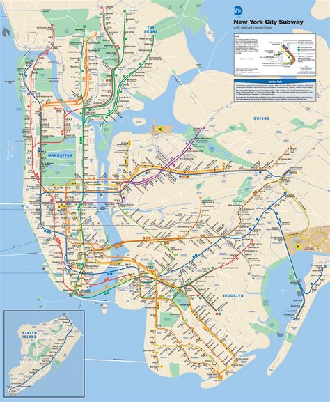 New York City Subway Map | Chameleon Web Services