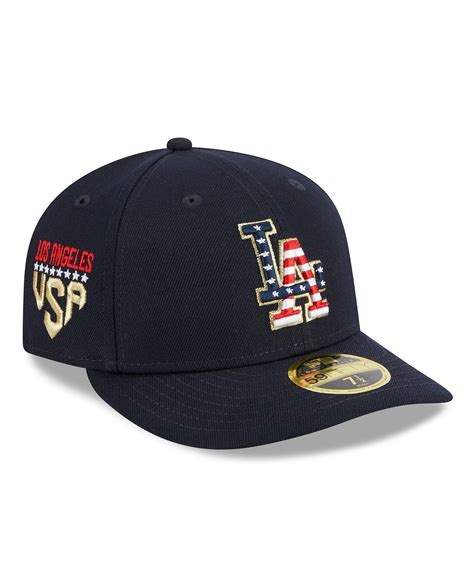 New Era Men's Navy Los Angeles Dodgers 2023 Fourth Of July Low Profile 59fifty Fitted Hat | ModeSens