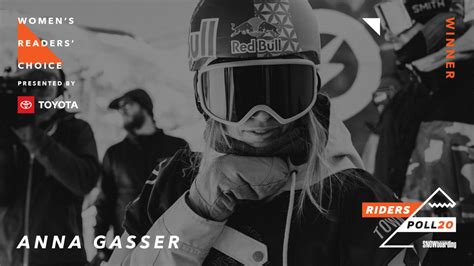 Anna Gasser: Womens Readers Choice Award Presented by Toyota TransWorld Snowboarding Riders Poll ...