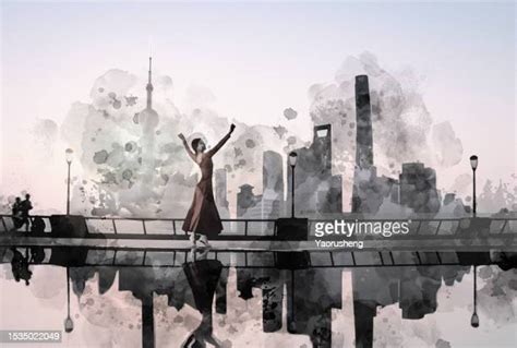 57 Shanghai Skyline Drawing Stock Photos, High-Res Pictures, and Images ...