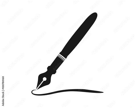 Ink Pen Signature Stock Vector | Adobe Stock