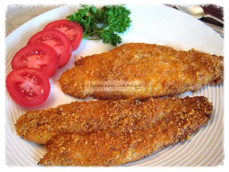 Oven-Fried Fish | Buttoni's Low-Carb Recipes