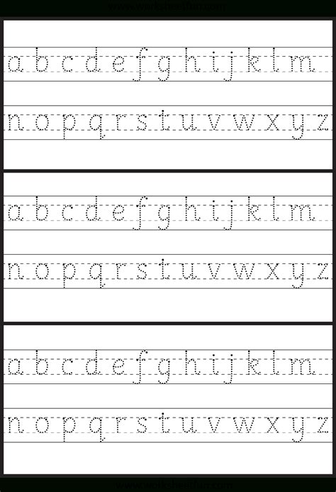 Tracing Printable Worksheets - Printable Blank World