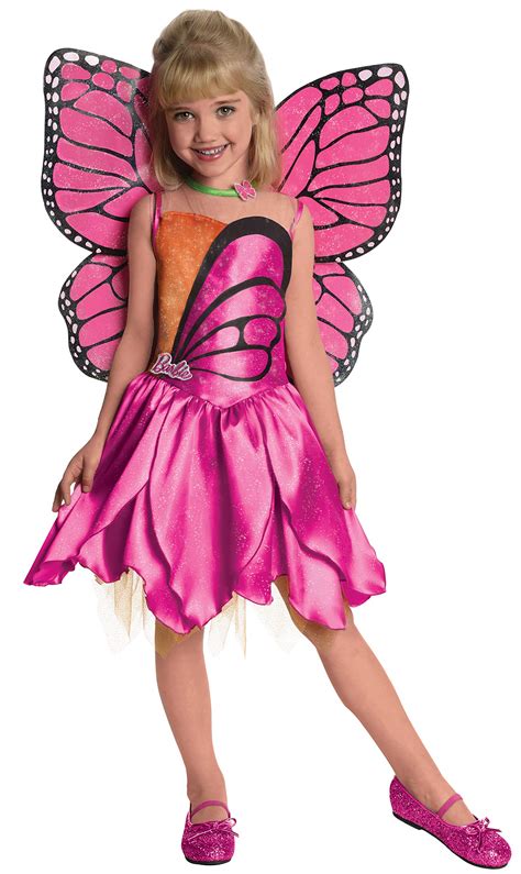 Buy Barbie Fairytopia Mariposa and Her Butterfly Fairy Friends Deluxe Mariposa Costume, Small ...