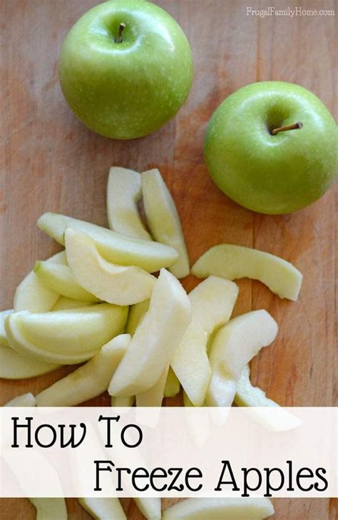 How to Freeze Apples Frozen Veggies, Frozen Fruit, Frozen Food, Fruits ...