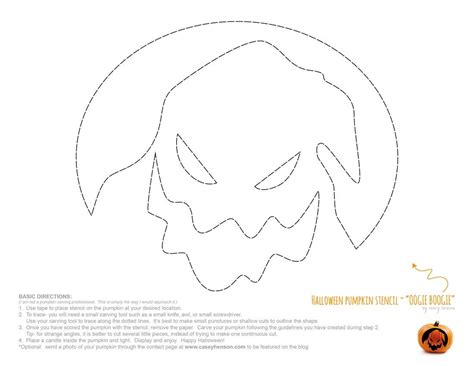 Nightmare Before Christmas: Oogie Boogie (Pumpkin Stencil - Pumpkin Pattern - Pumpkin Template ...