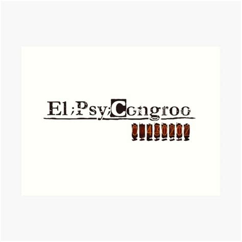 El Psy Congroo Art Prints | Redbubble