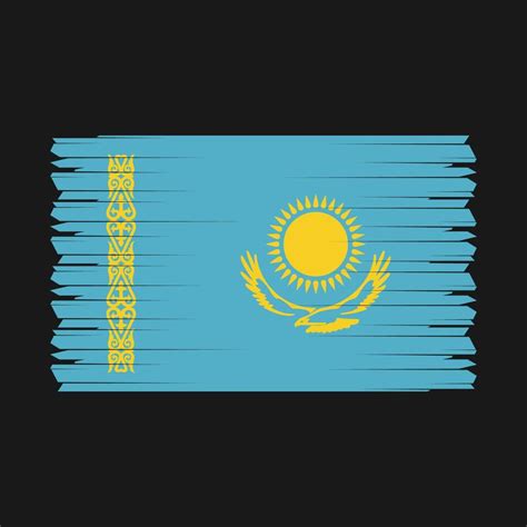 Kazakhstan Flag Vector 21683463 Vector Art at Vecteezy