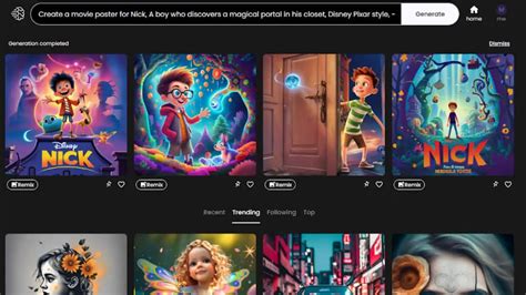 5 Best Free Online Disney Pixar AI Generator