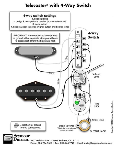 Steve's Gear & Music Blog: Rewiring the Telecaster