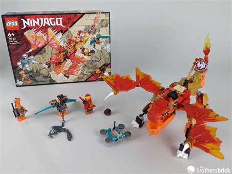 LEGO Ninjago Kai's Fire Dragon EVO 71762 Building Toy Set For Kids, Boys, And Girls Ages (204 ...