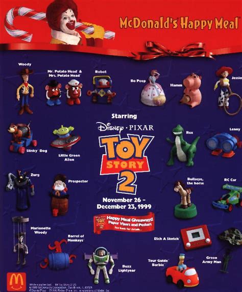 McDonald’s Happy Meal Toys November 1999 – Disney Toy Story 2 – Kids Time