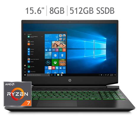 HP Pavilion Gaming Laptop 15.6" AMD Ryzen 7 3750H 8GB 512GB SSD | Costco México