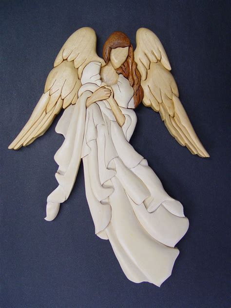 Intarsia Angel - Scroll Saw Woodworking & Crafts Photo Gallery | Intarsia, Photo craft, Intarsia ...