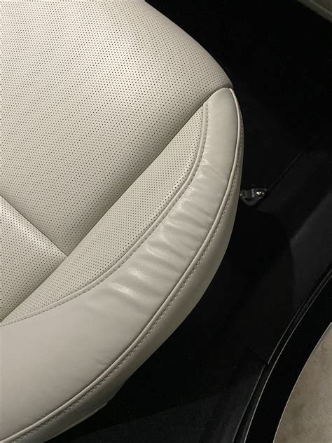 WHITE LEATHER SEAT CREASES | Mazda CX‌-30 Forum