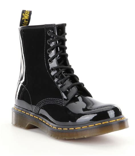 Dr. Martens Women's 1460 Patent Leather Combat Boots | Dillard's | Combat boots, Boots, Womens ...