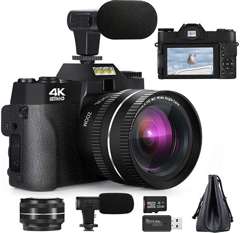 NBD Digital Camera 4K 48MP Compact Camera, 3.0 Inch Ultra Clear Screen ...