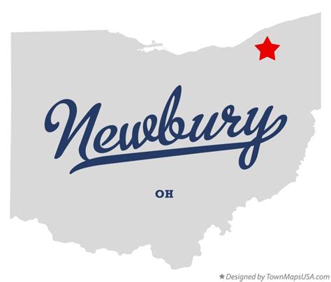 Map of Newbury, OH, Ohio