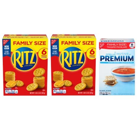 Nabisco Crackers Family Size Variety Pack 3 Count, 65.2 oz - Harris Teeter