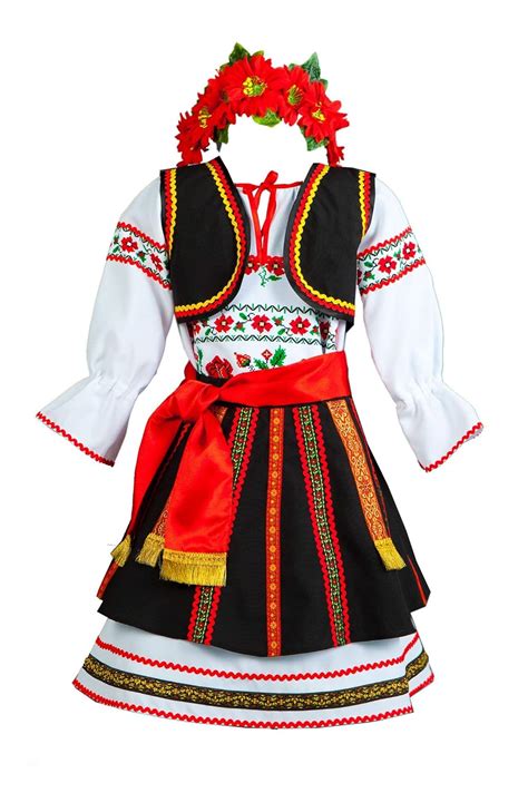 Amazon.com: Romanian costume women folk dress Moldova dancewear ...