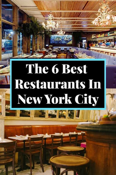 The 6 Best Restaurants In New York City | Restaurant new york, New york restaurants best, Nyc ...