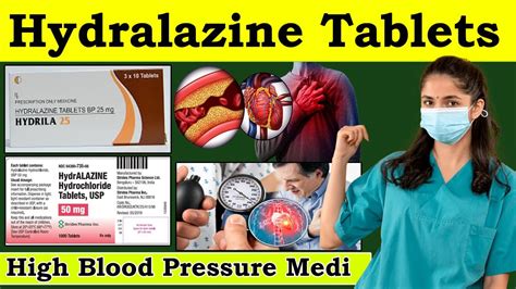 Hydralazine 25 mg tablet - Hydralazine 50 mg - High blood pressure ...