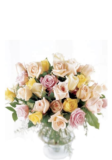 Pastel Roses Pedestal Bouquet | Georgewood Florist