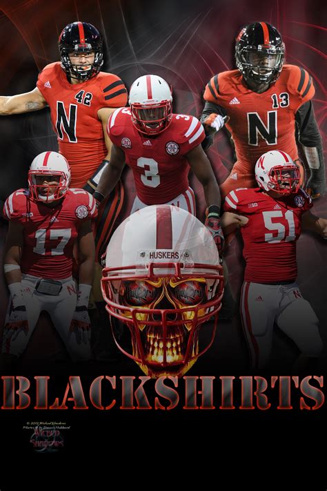 Wallpapers By Wicked Shadows: Nebraska Blackshirts 2012 Wallpaper