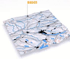 Baden (Switzerland) map - nona.net