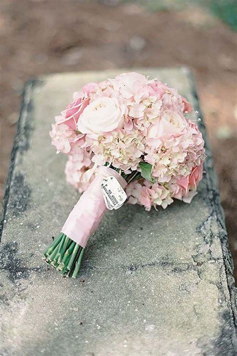 pink wedding bouquets 5 Pink Hydrangea Bouquet, Wedding Flowers ...