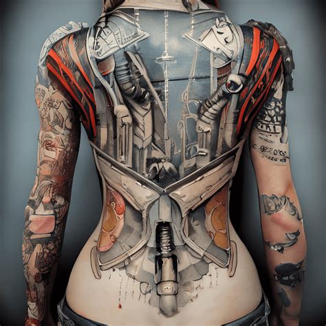 Tattoo Style Steampunk Artstation Comic Book Style Illustration · Creative Fabrica