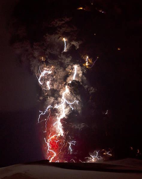 Volcanic Lightning, Iceland, April 2010 Photograph by Olivier Vandeginste