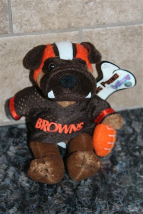 CB/CLEVELAND BROWNS PLUSH DAWG POUND DOG- BURGER KING COLLECTIBLE W/TAGS | #3821871417