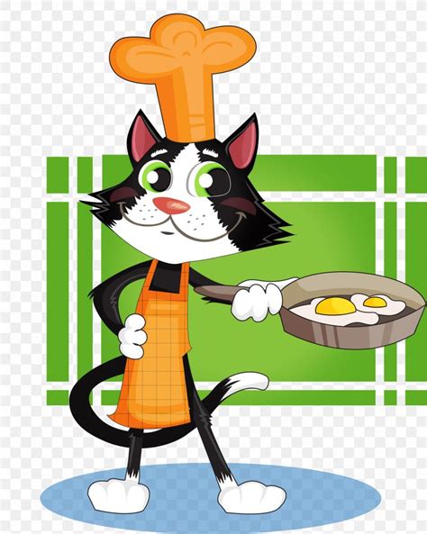 Cat Cooking Cartoon, PNG, 2057x2574px, Cat, Animation, Art, Carnivoran ...