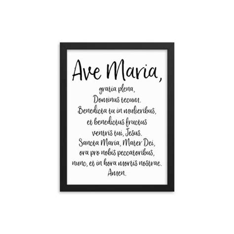 Gloria Patri Latin Framed Prayer - Catholic Glory Be Prayer - Catholic ...