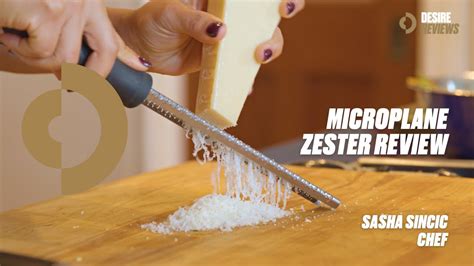 Microplane Zester Review with Chef Sasha Sincic - YouTube