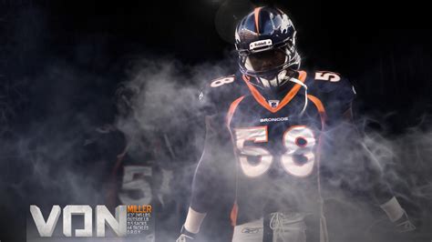 Von Miller Denver Broncos For PC Wallpaper - 2024 NFL Football Wallpapers