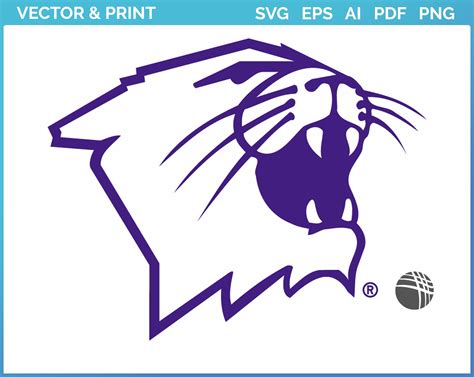 Northwestern Wildcats - Partial Logo (1981) - College Sports Vector SVG Logo in 5 formats