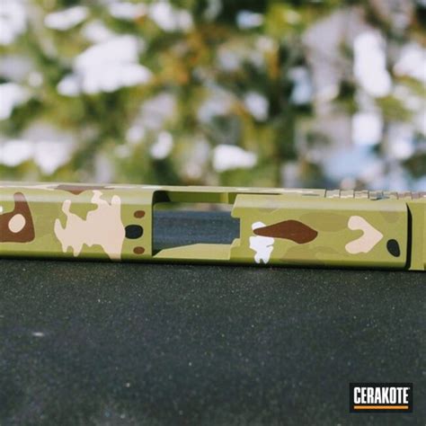 Glock 19X Slide in a Cerakote MultiCam Finish by Web User | Cerakote