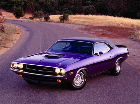MeInMaine Blog » The 1970 Dodge Challenger Coated, Painted Plum Crazy Purple.