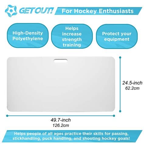 Ice Hockey Shooting Pad Synthetic Ice for Hockey Training Equipment 811498034244 | eBay